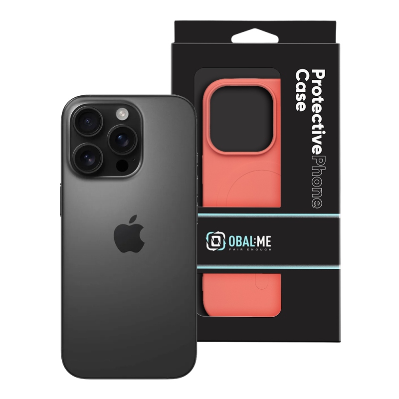 OBAL:ME MagNetix Sculpt Puzdro pre Apple iPhone 16 Pro v červenej farbe Brick Red