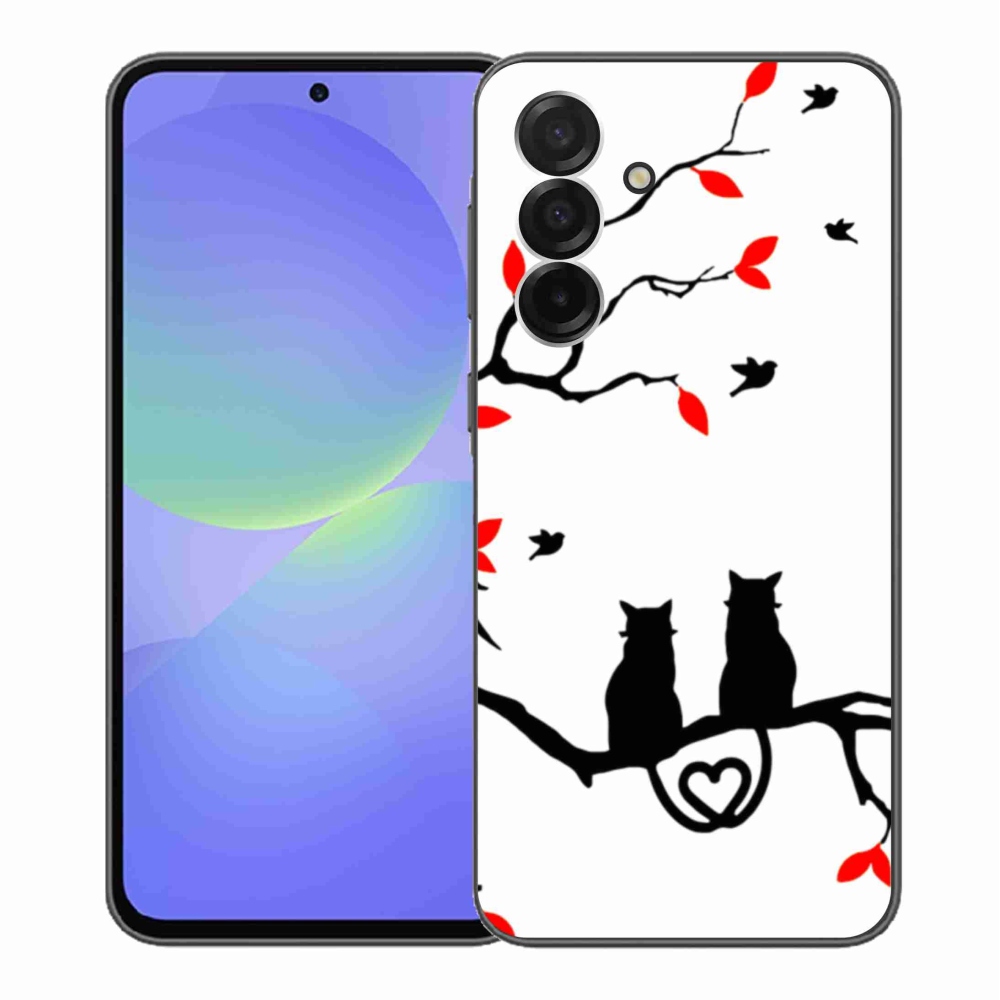 Gélový kryt mmCase na Samsung Galaxy A36 5G - mačacia láska