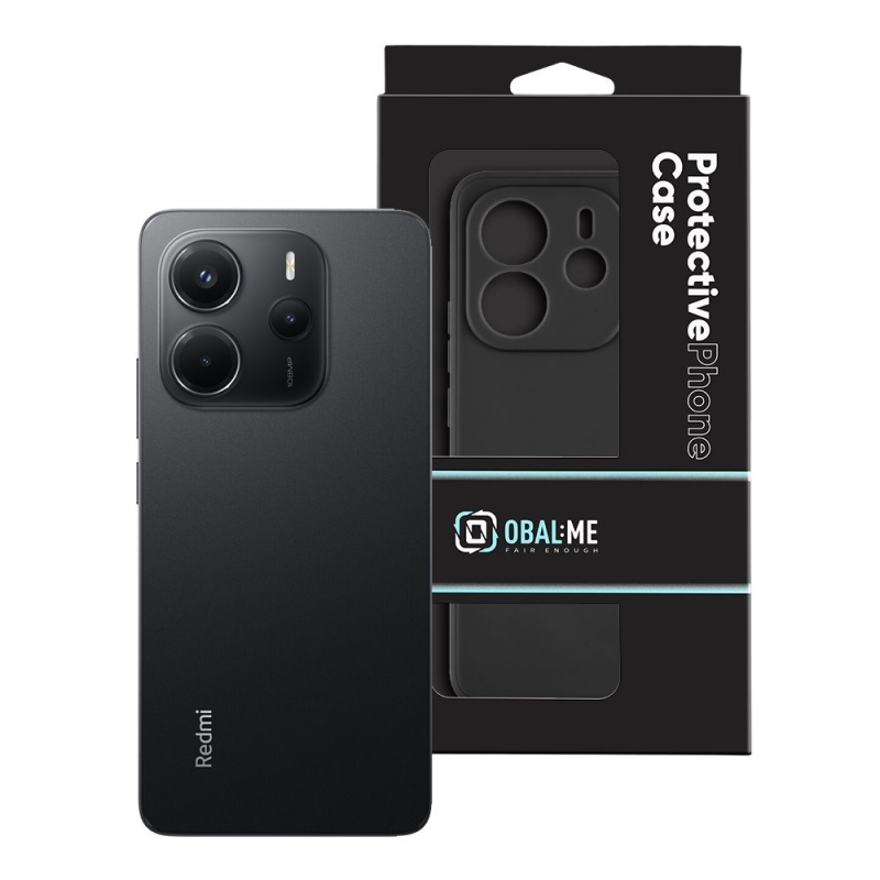 OBAL:ME Matte TPU Kryt pre Xiaomi Redmi Note 14 4G Black