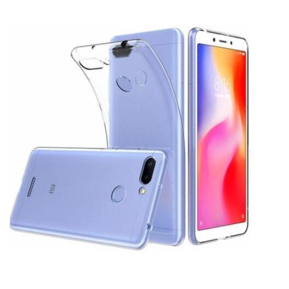 Priehľadný gélový obal na Xiaomi Redmi 6 - priehľadný