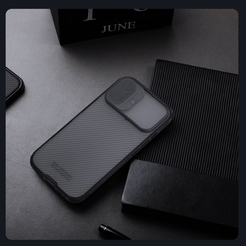 Nillkin CamShield PRO Zadný kryt pre Apple iPhone 17 Transparent Black