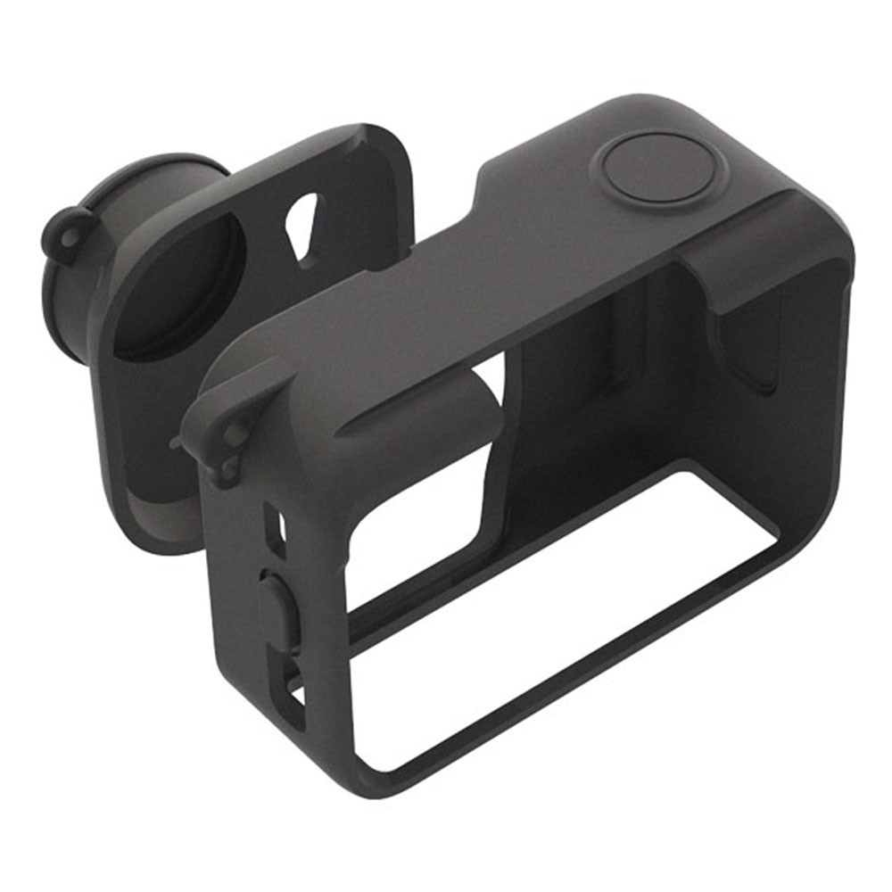 Silikónový ochranný obal s krytkou objektívu pre Insta360 GO Ultra – čierny