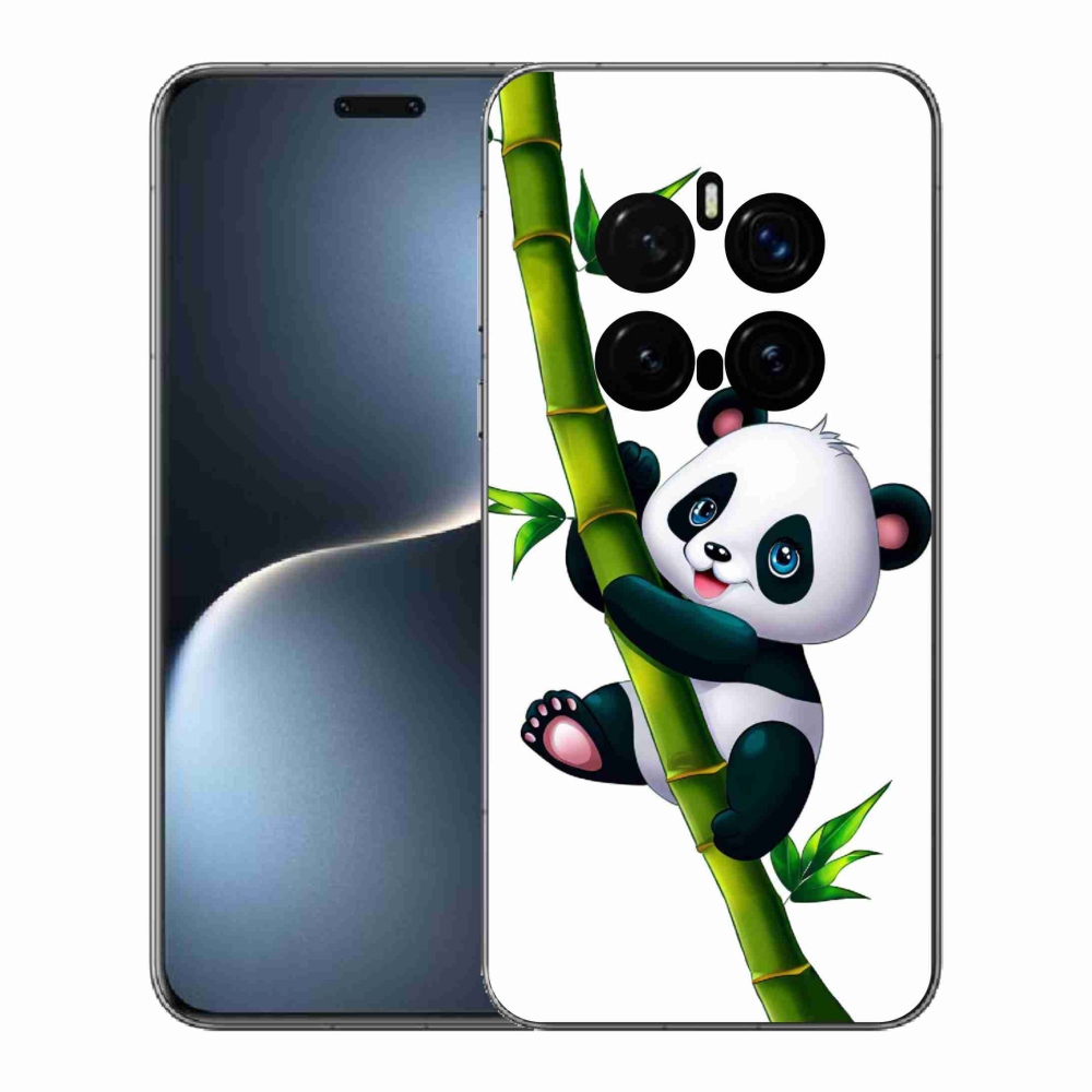 Gélový kryt mmCase na Honor Magic 7 Pro 5G - panda na bambuse