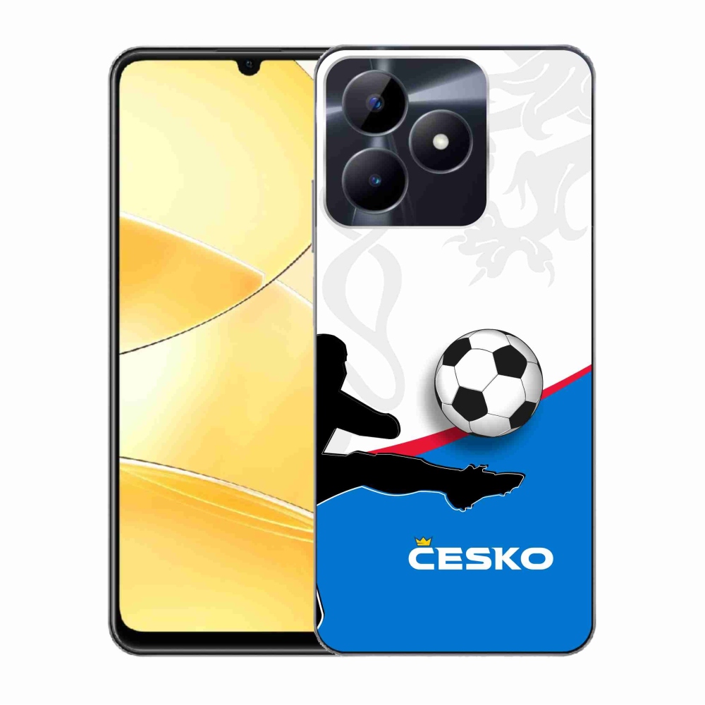 Gélový kryt mmCase na Realme C51/C53 - futbal Česko 3