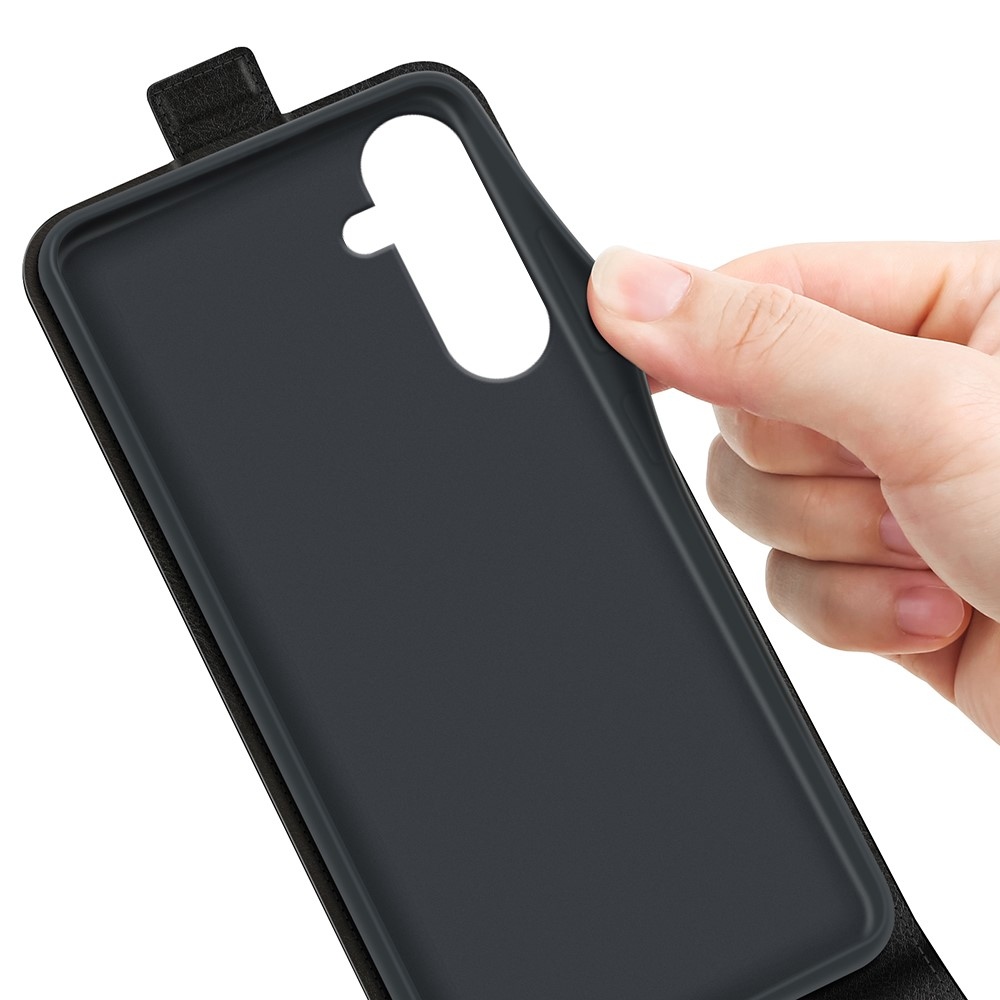 Vertical knižkové púzdro na Samsung Galaxy A17 5G - čierne