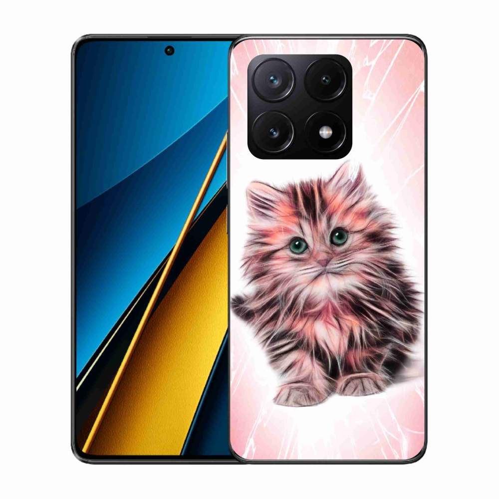 Gélový kryt mmCase na Xiaomi Poco X6 Pro 5G - roztomilé mačiatko