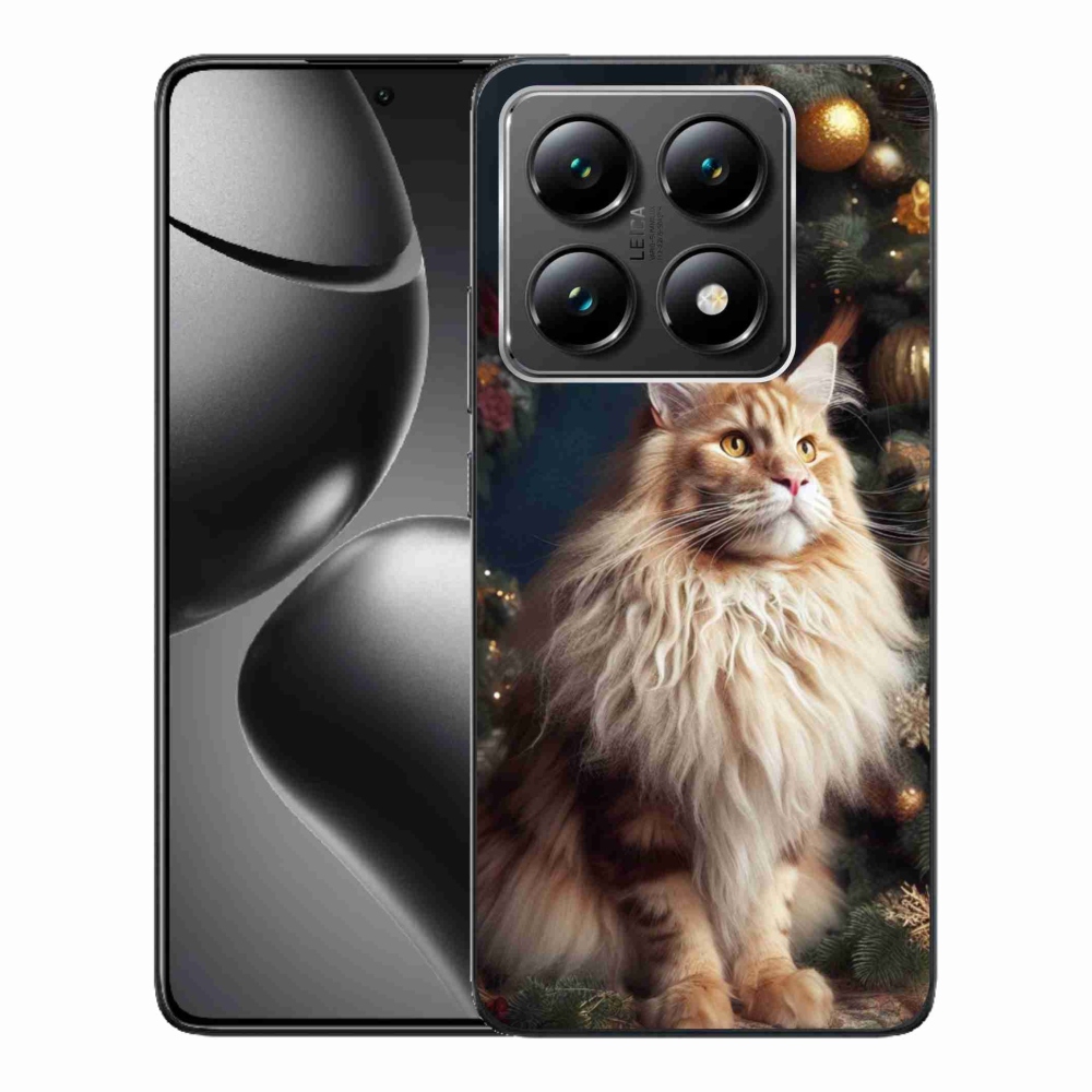 Gélový kryt mmCase na Xiaomi 14T - mačka pri stromčeku