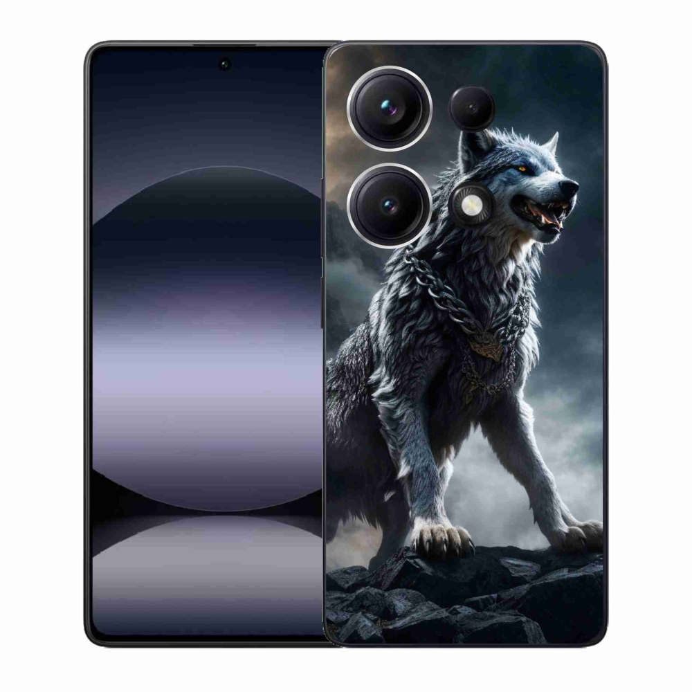 Gélový kryt mmCase na Xiaomi Redmi Note 14S - vlk 1