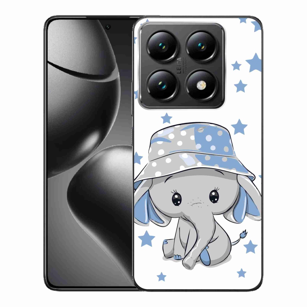 Gélový kryt mmCase na Xiaomi 14T Pro - modrý slon