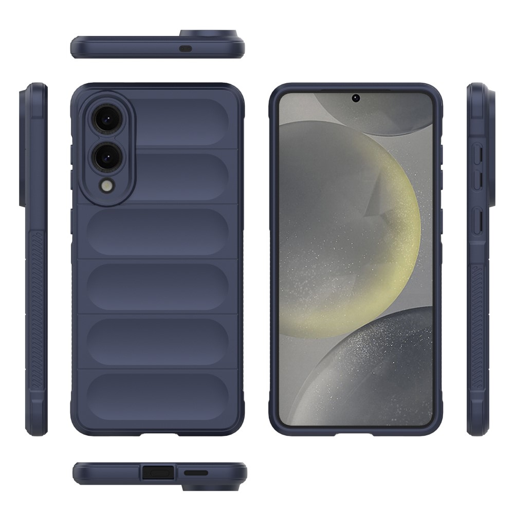 Rugg odolný gélový obal na Samsung Galaxy S25 Edge - tmavomodrý