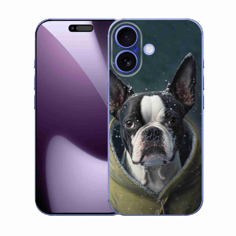 Gélový kryt mmCase na iPhone 17 - buldoček