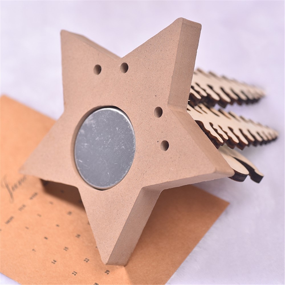 Dekoračný vianočný svietnik z dreva s postavou Anjela