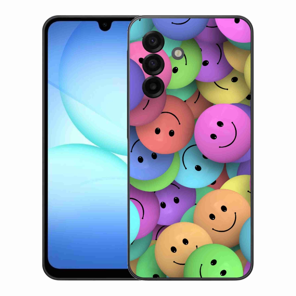 Gélový kryt mmCase na Samsung Galaxy A17 4G/5G - farební smajlíci