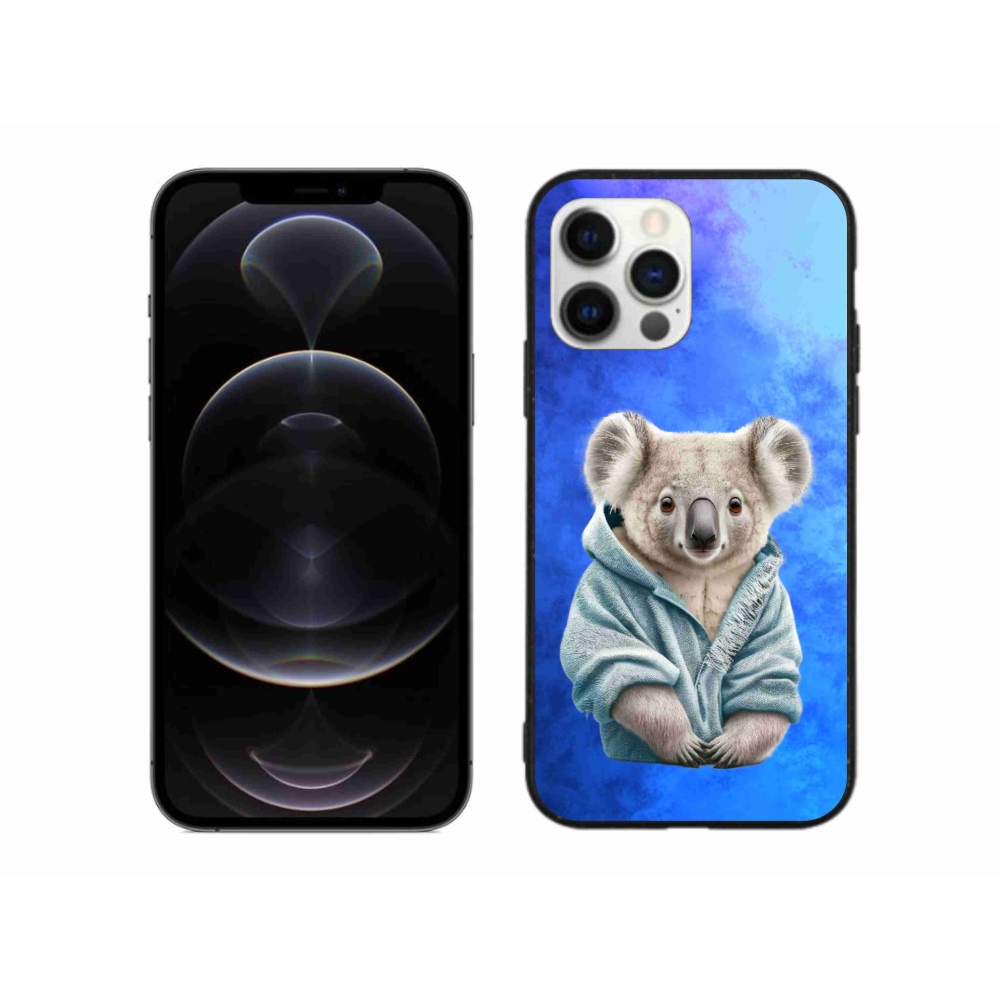 Gélový kryt mmCase na iPhone 12 Pro Max - koala vo svetri
