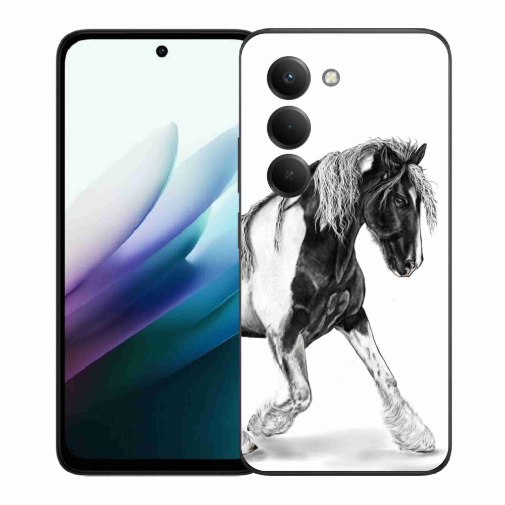 Gélový kryt mmCase na Xiaomi Redmi 15 4G/5G (171mm) - kôň