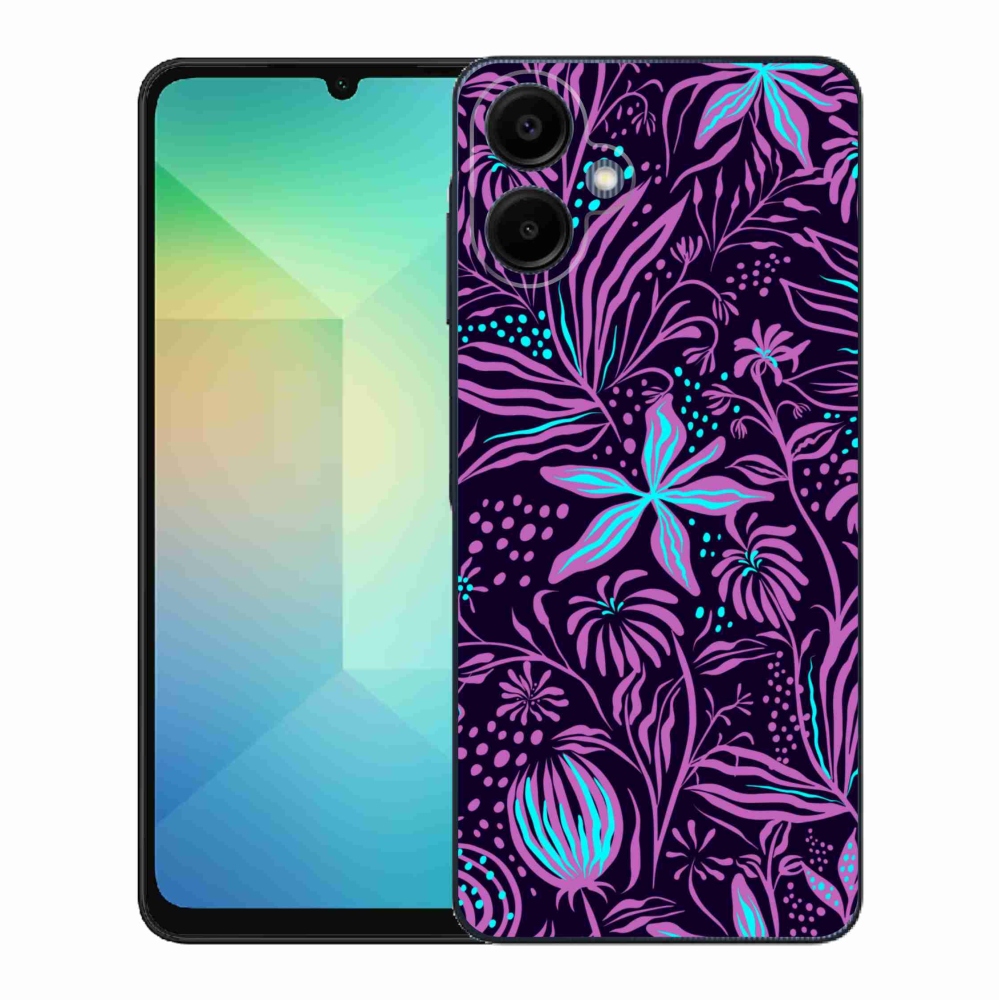 Gélový kryt mmCase na Samsung Galaxy A06 4G - kvety 2