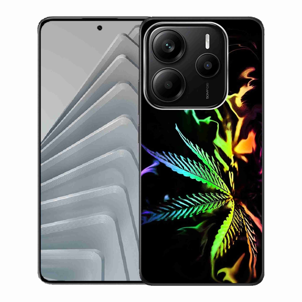 Gélový kryt mmCase na Xiaomi Redmi Note 14 5G - konopí 2