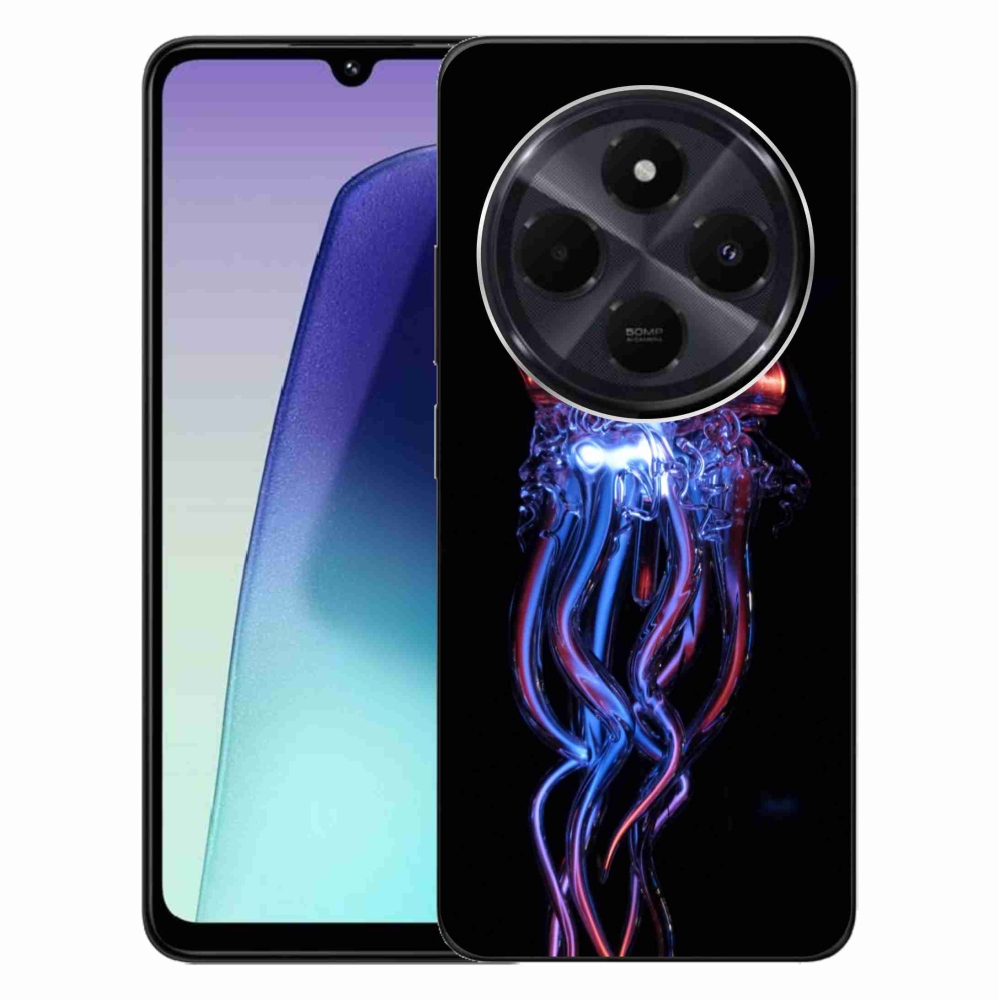 Gélový kryt mmCase na Xiaomi Redmi 14C/Poco C75 - medúza