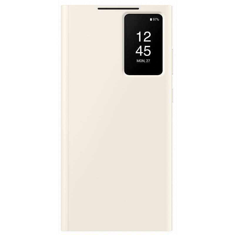 EF-ZS918CUE Samsung Clear View Puzdro pre Galaxy S23 Ultra Cream