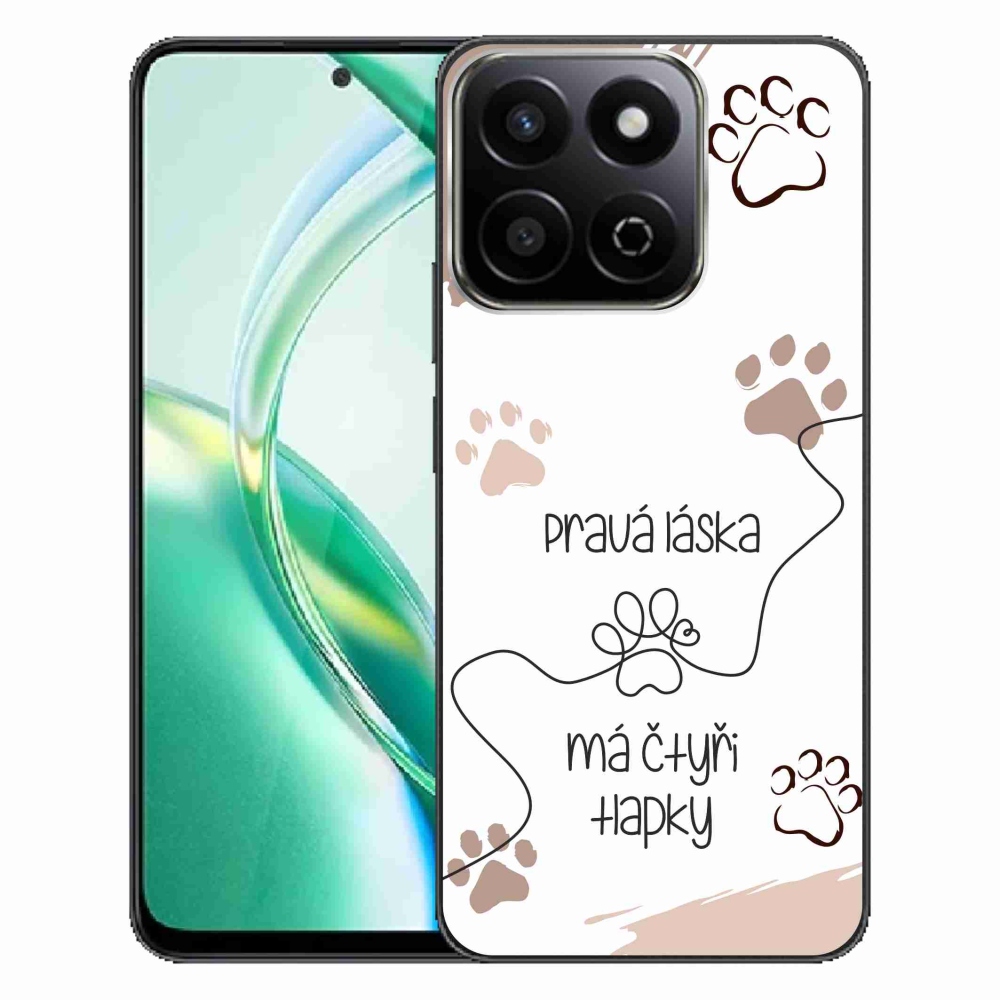 Gélový kryt mmCase na Honor 200 Smart 5G - psí motív 1 biele pozadie