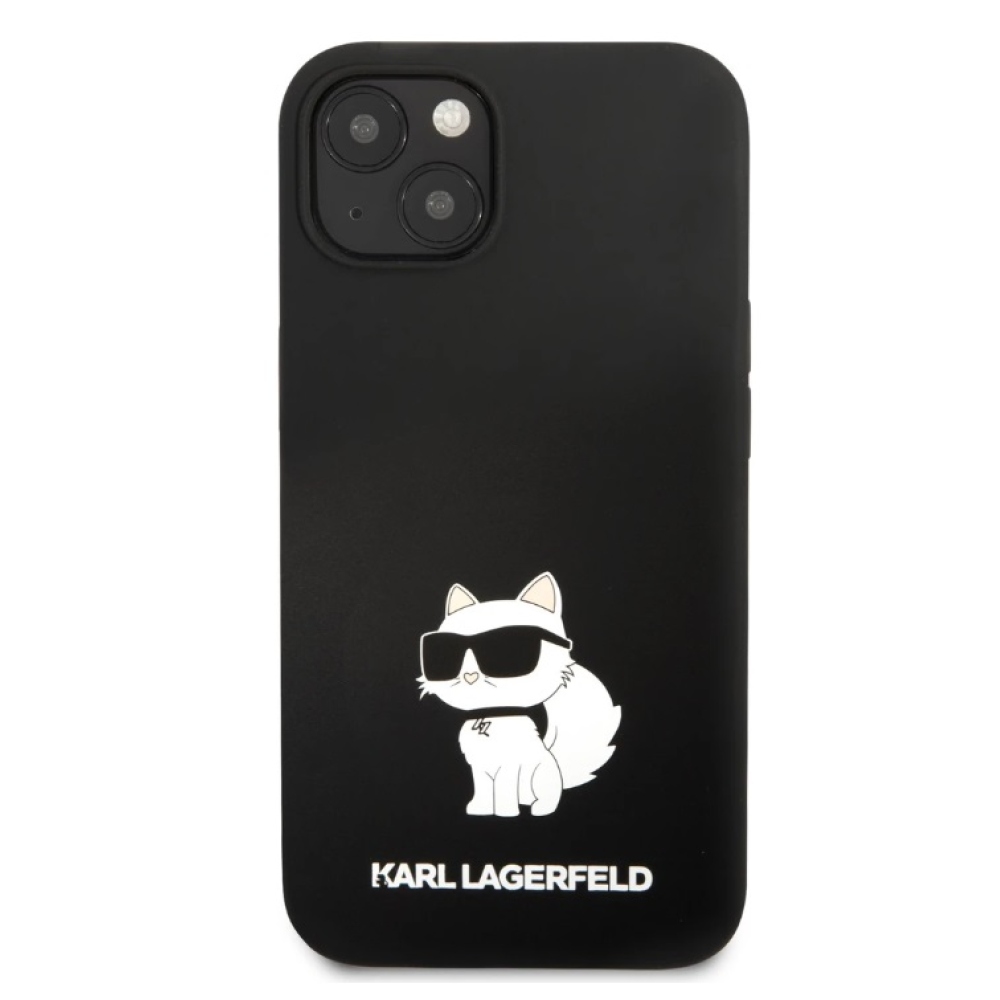 Karl Lagerfeld Liquid Silicone Choupette NFT kryt iPhone 13 čierny