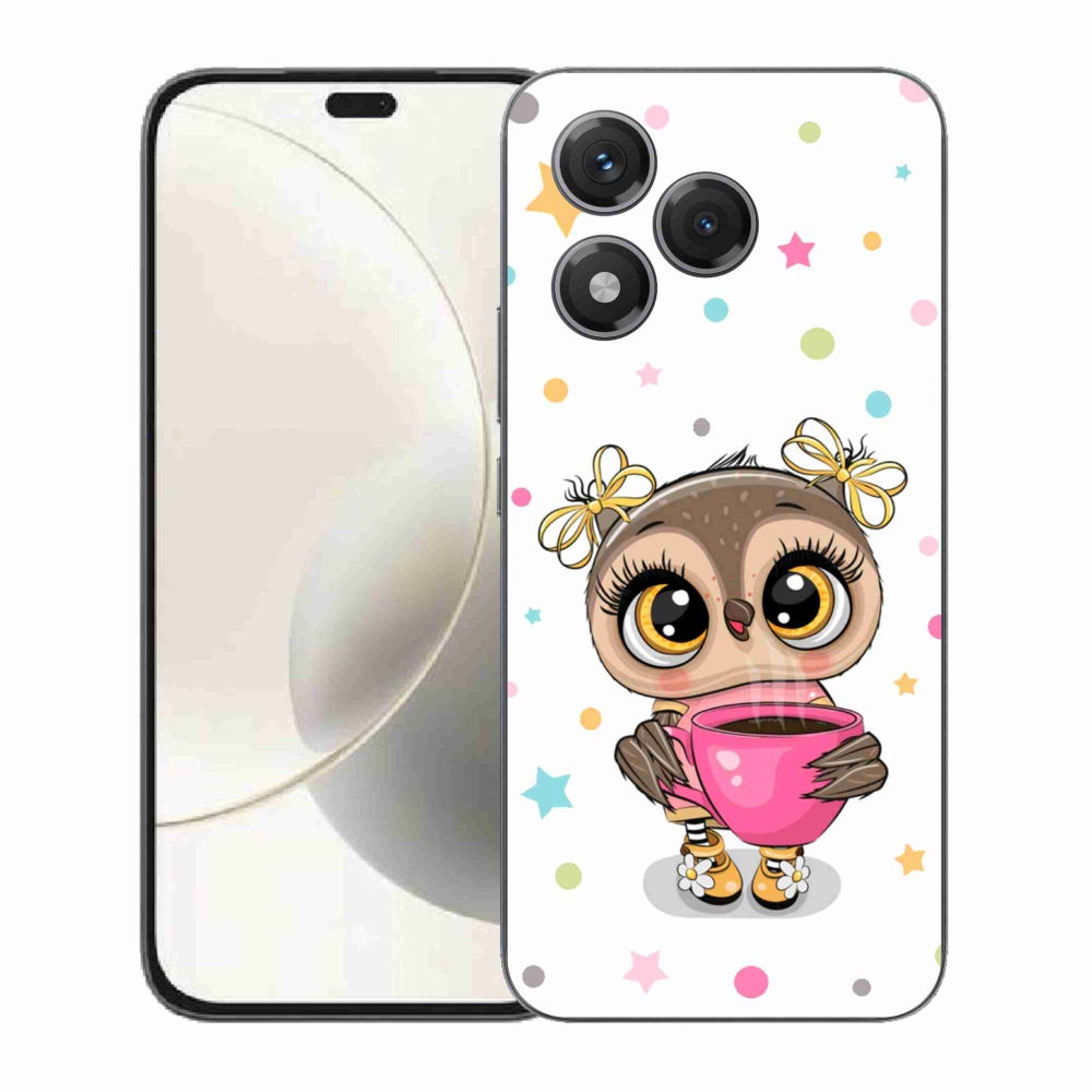 Gélový kryt mmCase na Honor 400 Lite - kreslená sovička