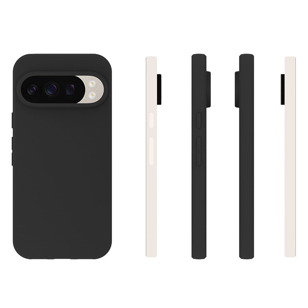 Matný gélový obal na mobil Google Pixel 10 Pro/Pixel 10 - čierny