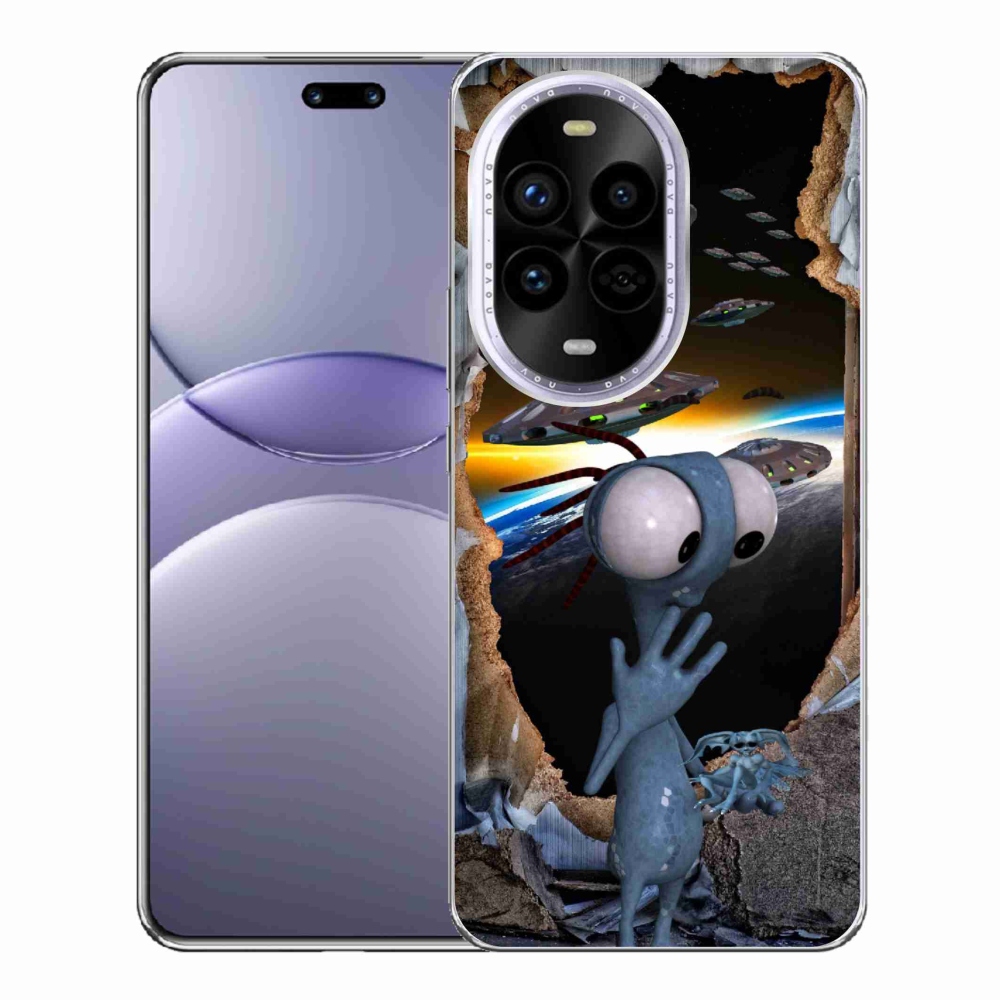 Gélový kryt mmCase na Huawei Nova 13 Pro 5G - mimozemšťan