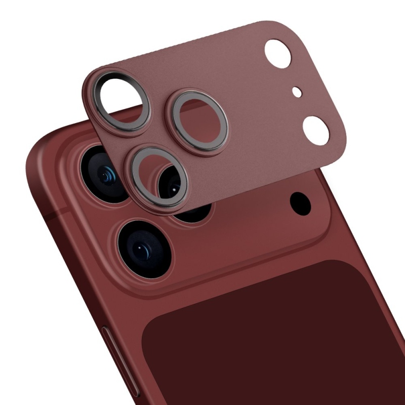 OBAL:ME Camera Island Ochrana objektívu pre Apple iPhone 18 Pro Max Dark Cherry