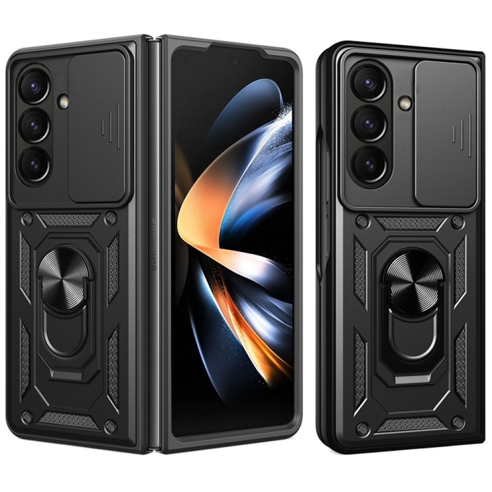 Slide odolný kryt na Samsung Galaxy Z Fold7 5G - čierny