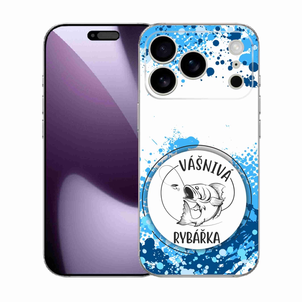 Gélový kryt mmCase na iPhone 17 Pro - chemické prvky čiernobiele pozadie