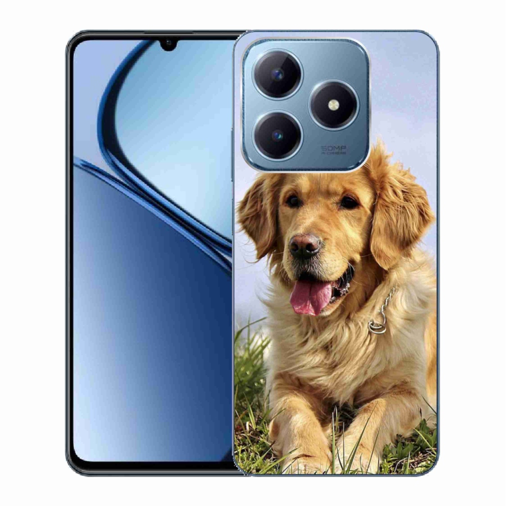 Gélový obal mmCase na Realme C63 - zlatý retriever