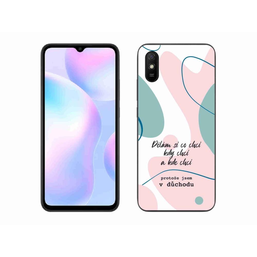 Gélový kryt mmCase na Xiaomi Redmi 9AT - vtipný text 10 biele pozadie