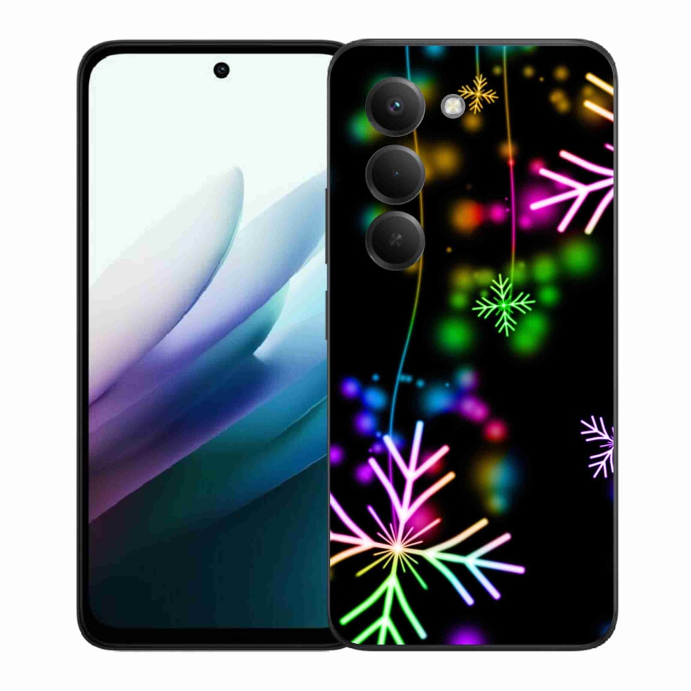 Gélový kryt mmCase na Xiaomi Redmi 15 4G/5G (171mm) - farebné vločky