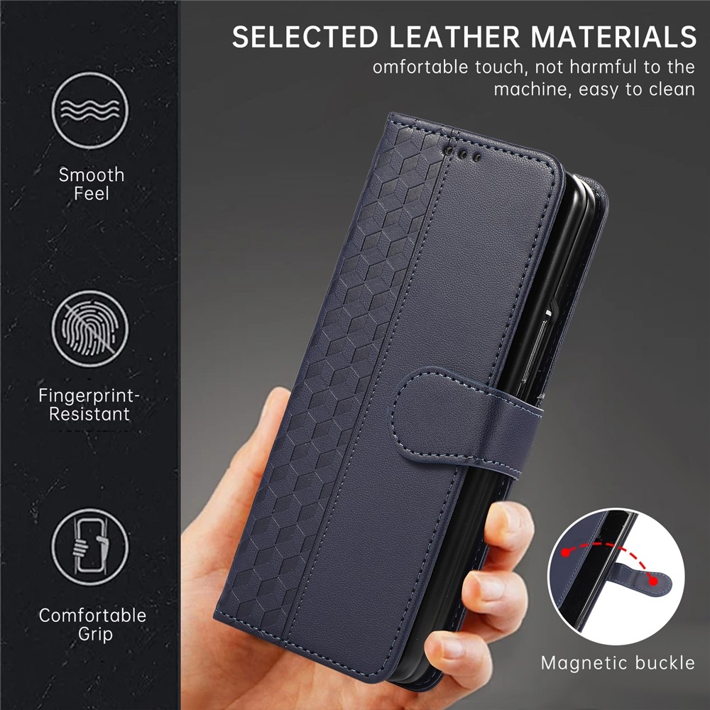 Gridy knižkové púzdro na Samsung Galaxy Z Fold7 5G - modré