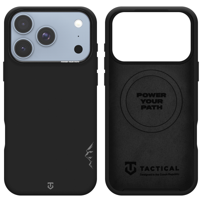 Tactical MagForce Velvet Smoothie 2.0 – puzdro pre Apple iPhone 18 Pro/17 Pro v čiernej farbe „Asphalt“