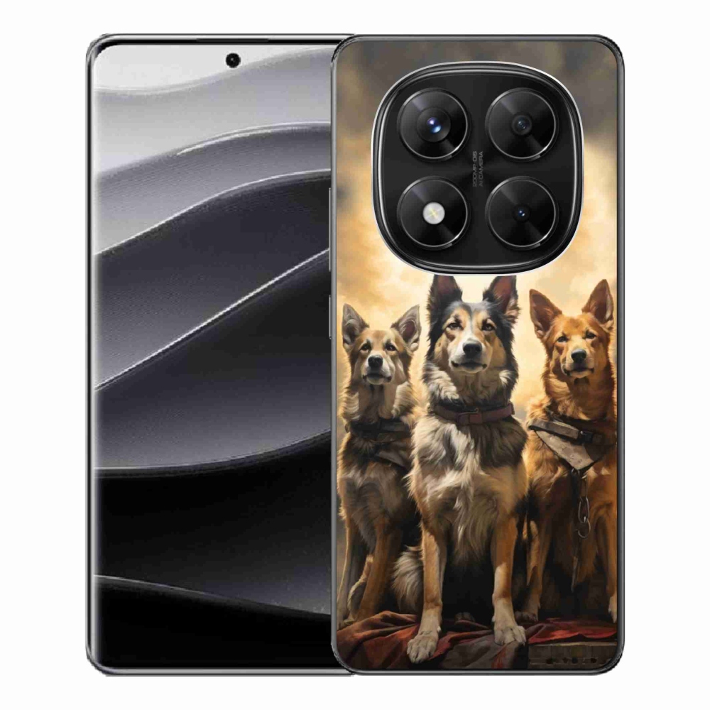 Gélový kryt mmCase na Xiaomi Redmi Note 14 Pro 5G/Poco X7 5G - tri psi
