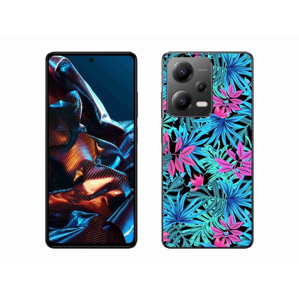 Gélový kryt mmCase na mobil Xiaomi Redmi Note 12 Pro 5G - kvety 3