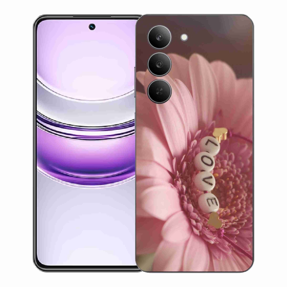 Gélový kryt mmCase na Realme 14x 5G - prívesok love