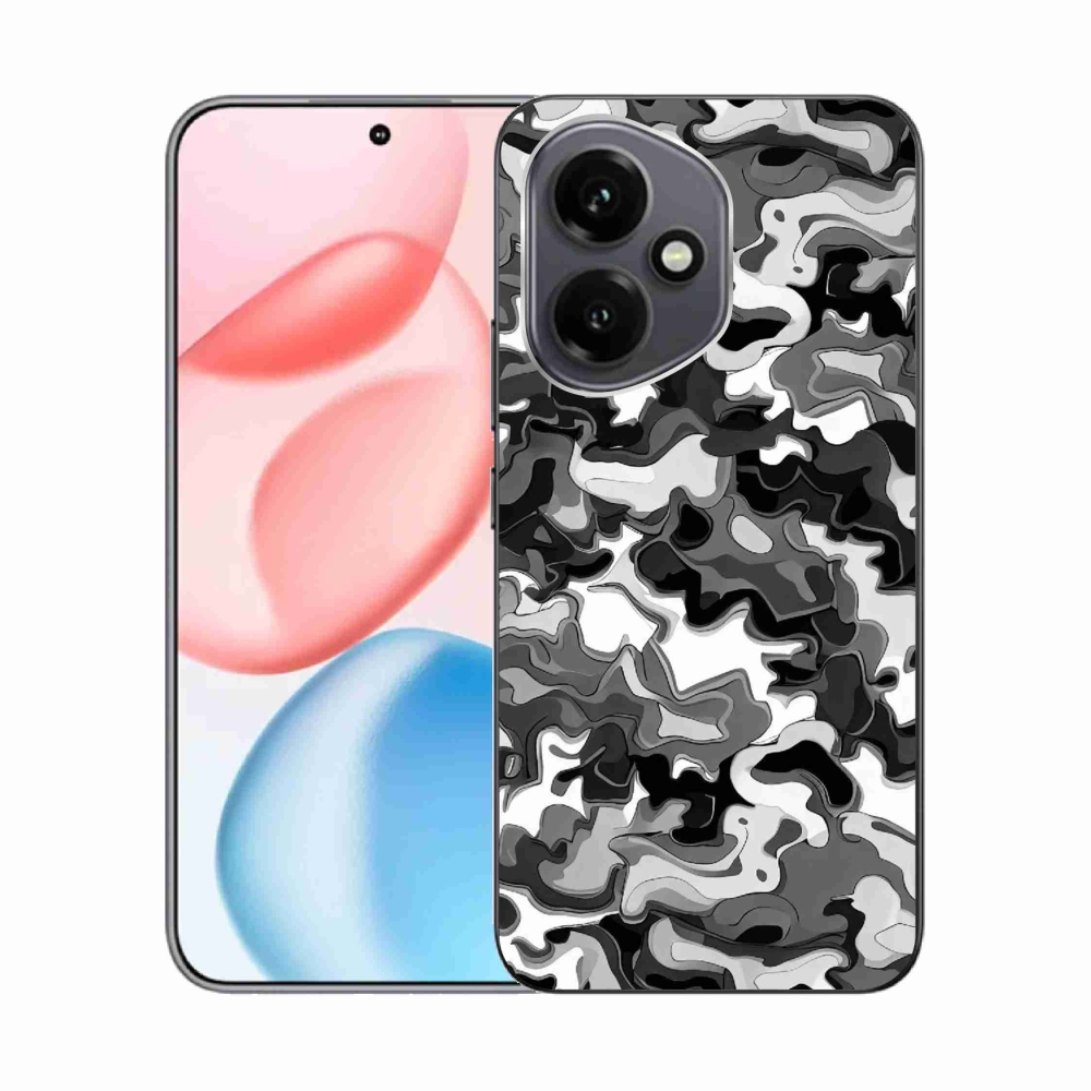 Gélový kryt mmCase na Honor 400 - maskáčový vzor 3