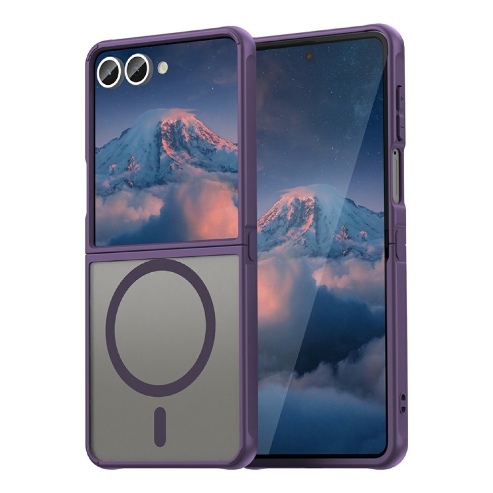 Case matný gélový obal s MagSafe na Samsung Galaxy Z Flip7 5G - fialový