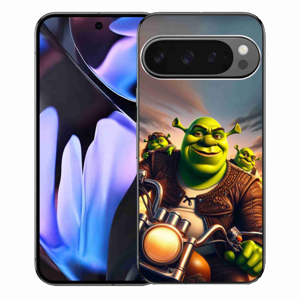 Gélový kryt mmCase na Google Pixel 9 Pro XL - zhrek na motorke