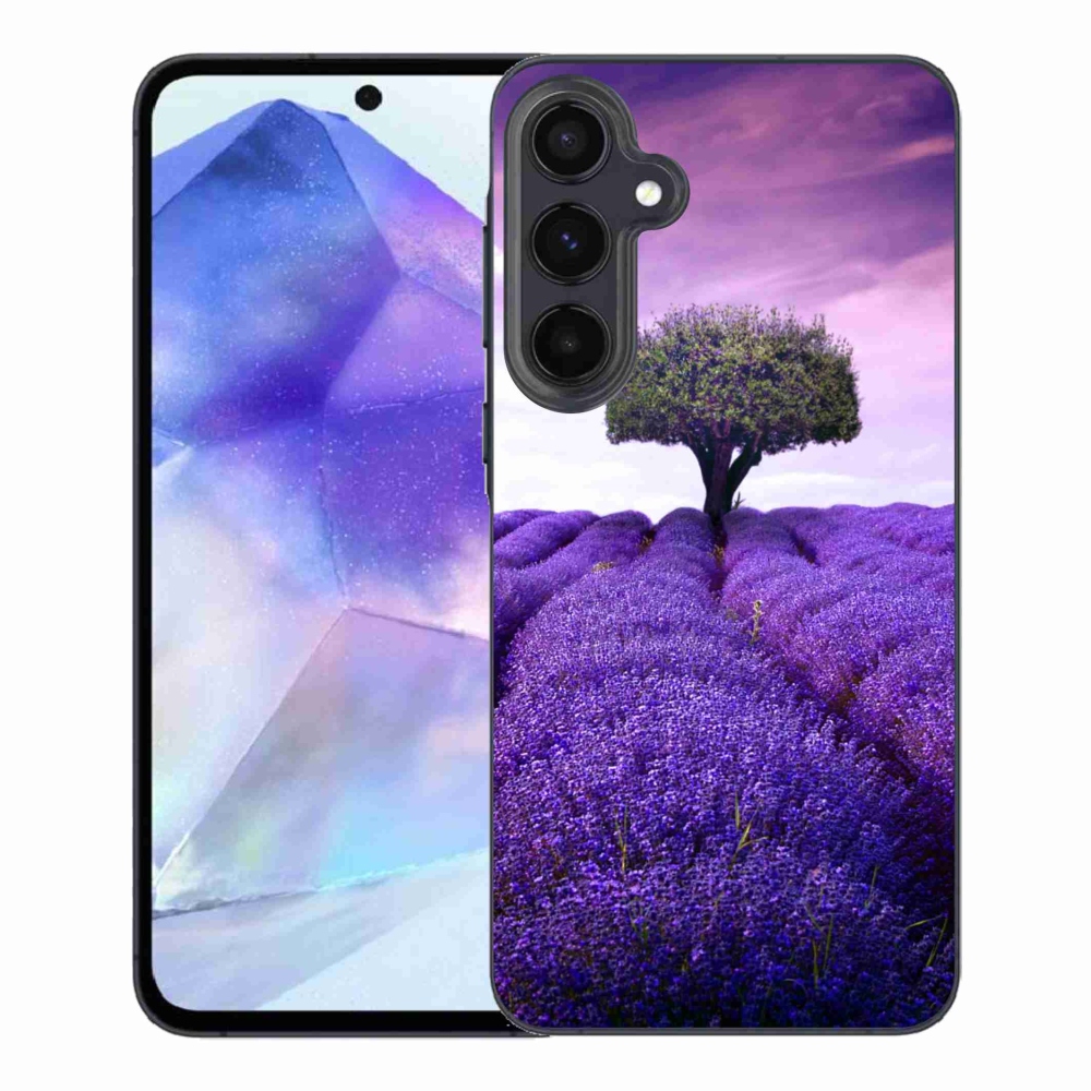 Gélový kryt mmCase na Samsung Galaxy A55 5G - levanduľová lúka