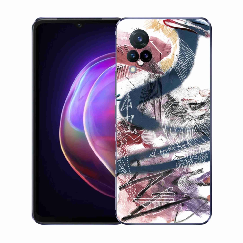 Gélový kryt mmCase na Vivo V21 4G/5G - abstraktný motív 28