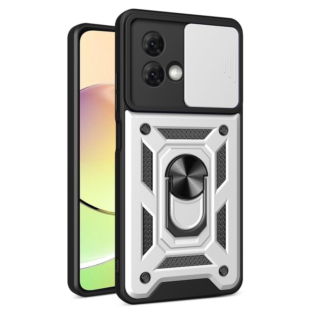 Slide odolný kryt na Motorola Moto G84 5G - strieborný