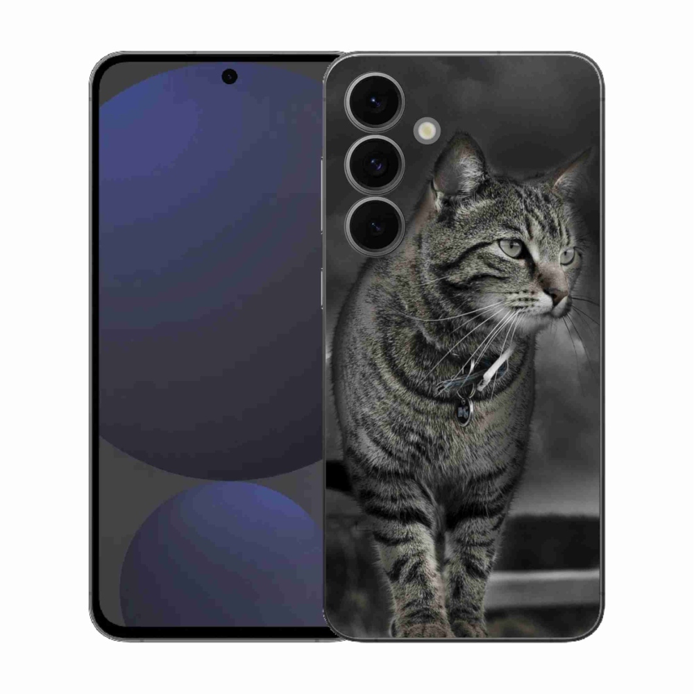 Gélový kryt mmCase na Samsung Galaxy S25 FE - mačka