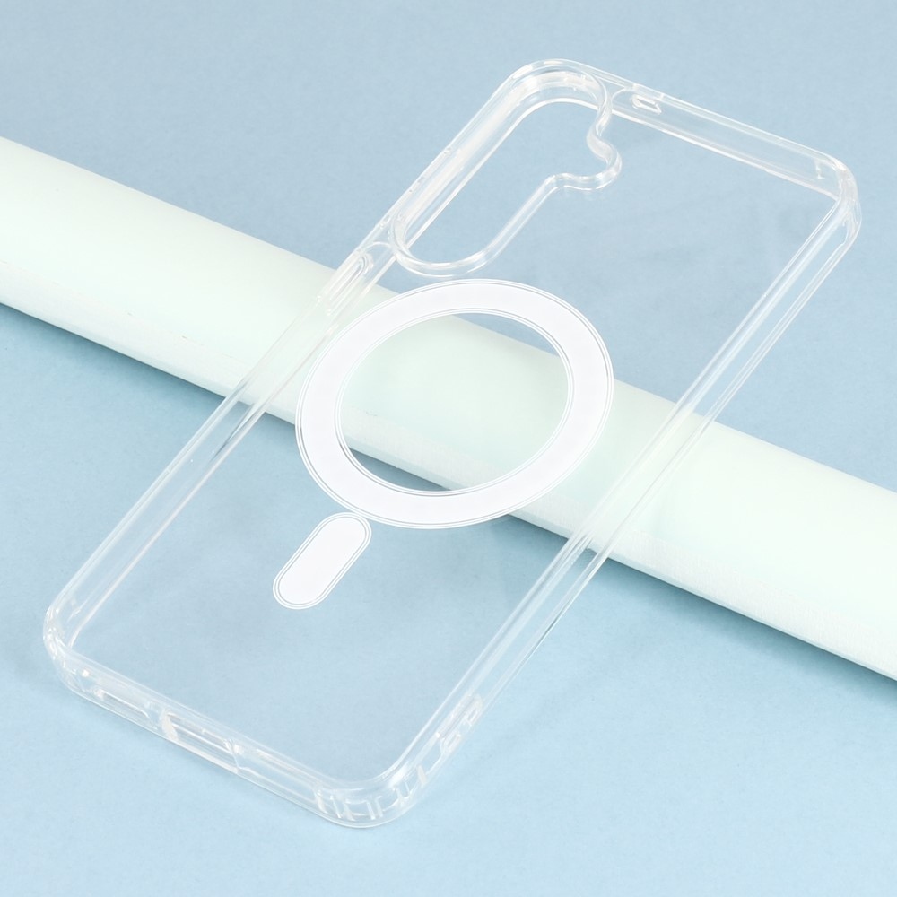 Transparentný gélový obal s podporou MagSafe na Samsung Galaxy S25+