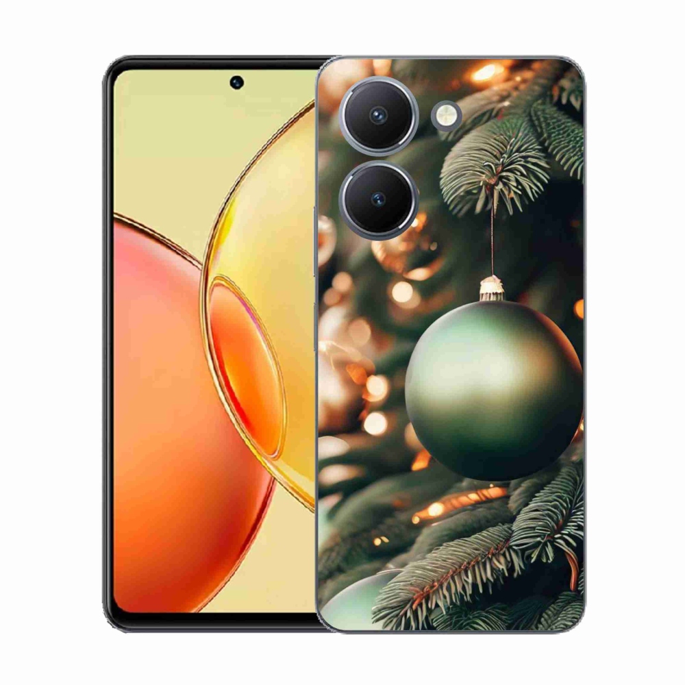 Gélový kryt mmCase na Vivo Y36 - vianočné ozdoby 1