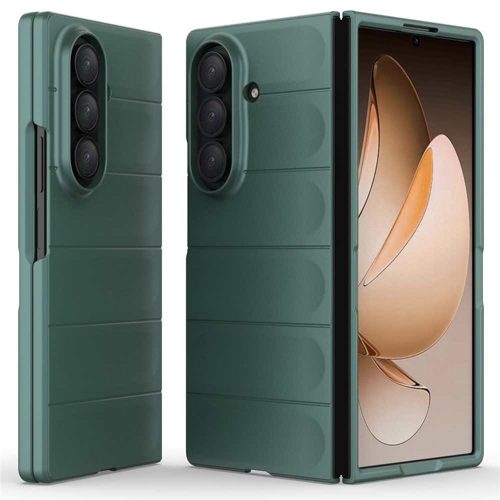 Rugg odolný gélový obal na Samsung Galaxy Z Fold7 5G - zelený