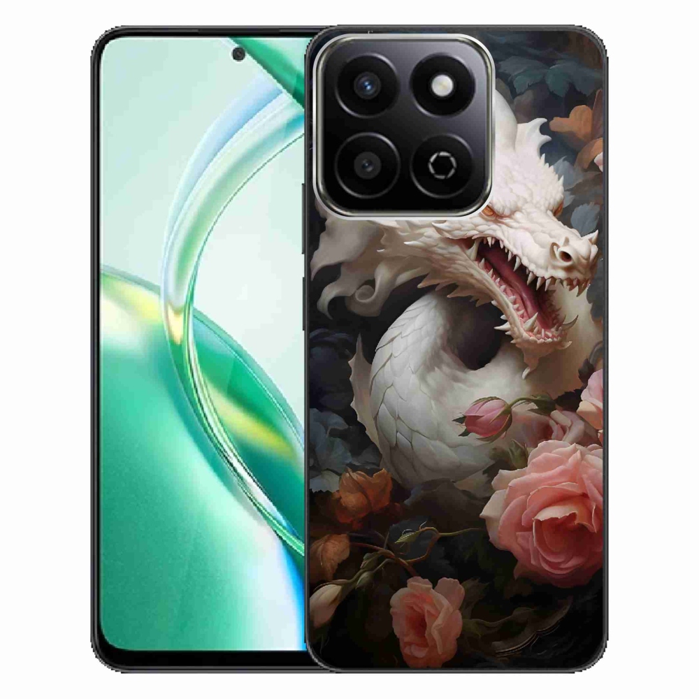 Gélový kryt mmCase na Honor 200 Smart 5G - biely drak